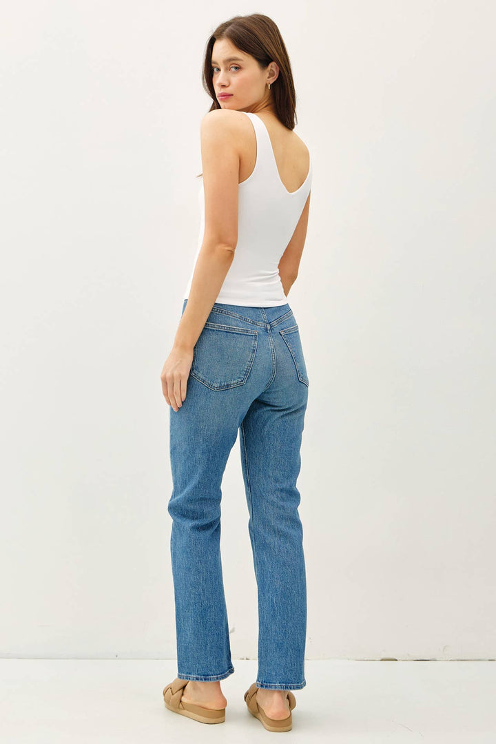 Soft Core Basic Front and Back V-Neck Tank