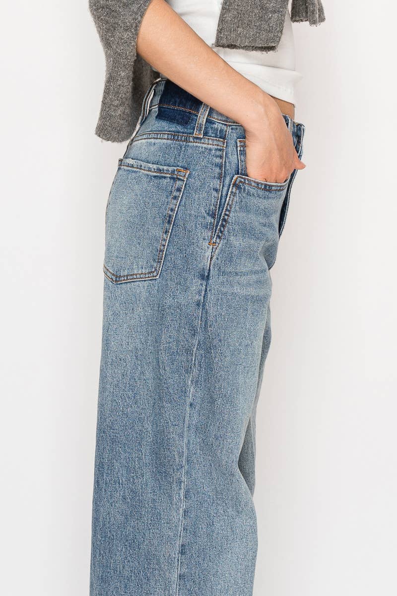 Blue By Artemis Slim Ultra High Rise 90's Straight Jeans