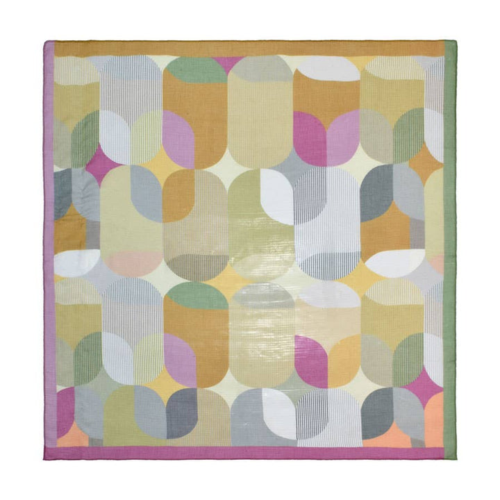 LaBelle Retro Geo Square Scarf