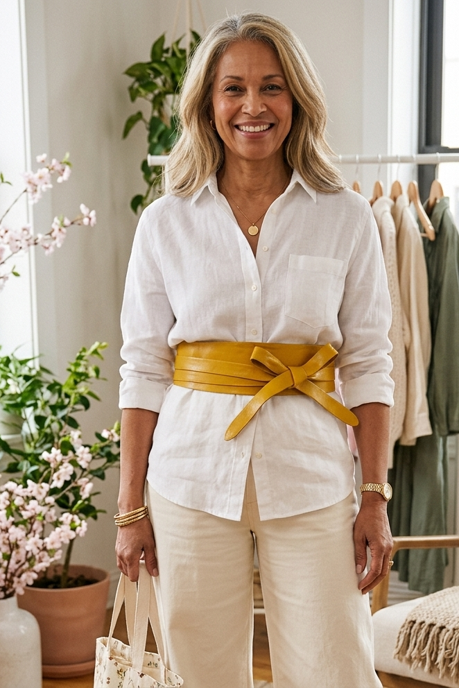Wrap Belt - Mustard | Adjustable OS