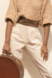 Wrap Belt - Truffle | Adjustable OS | Rich Taupe Neutral