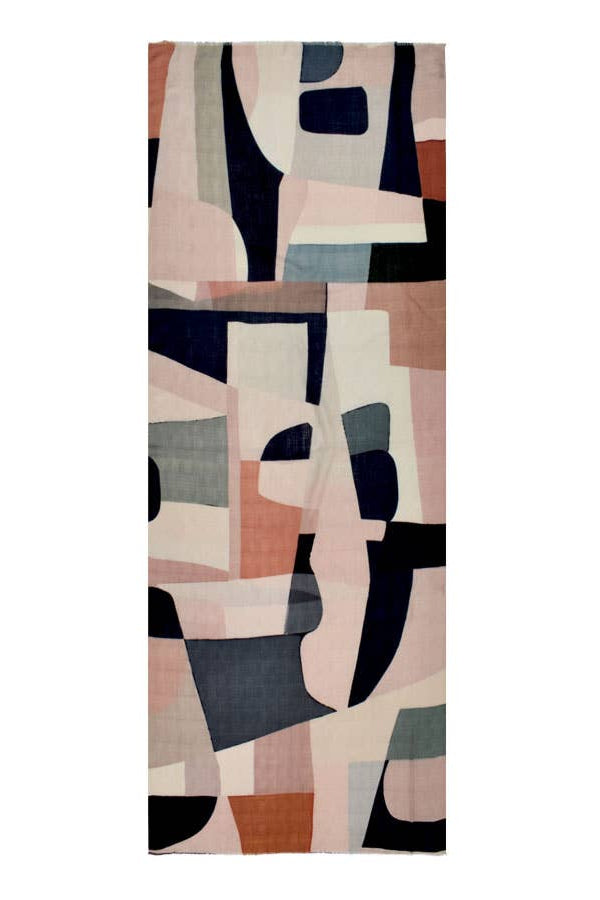 Pakuna Abstract Geo Scarf Shawl