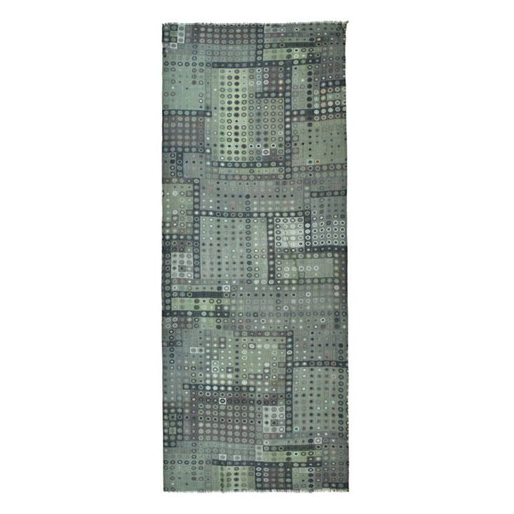 Speckled Wood Dotted Wool Scarf