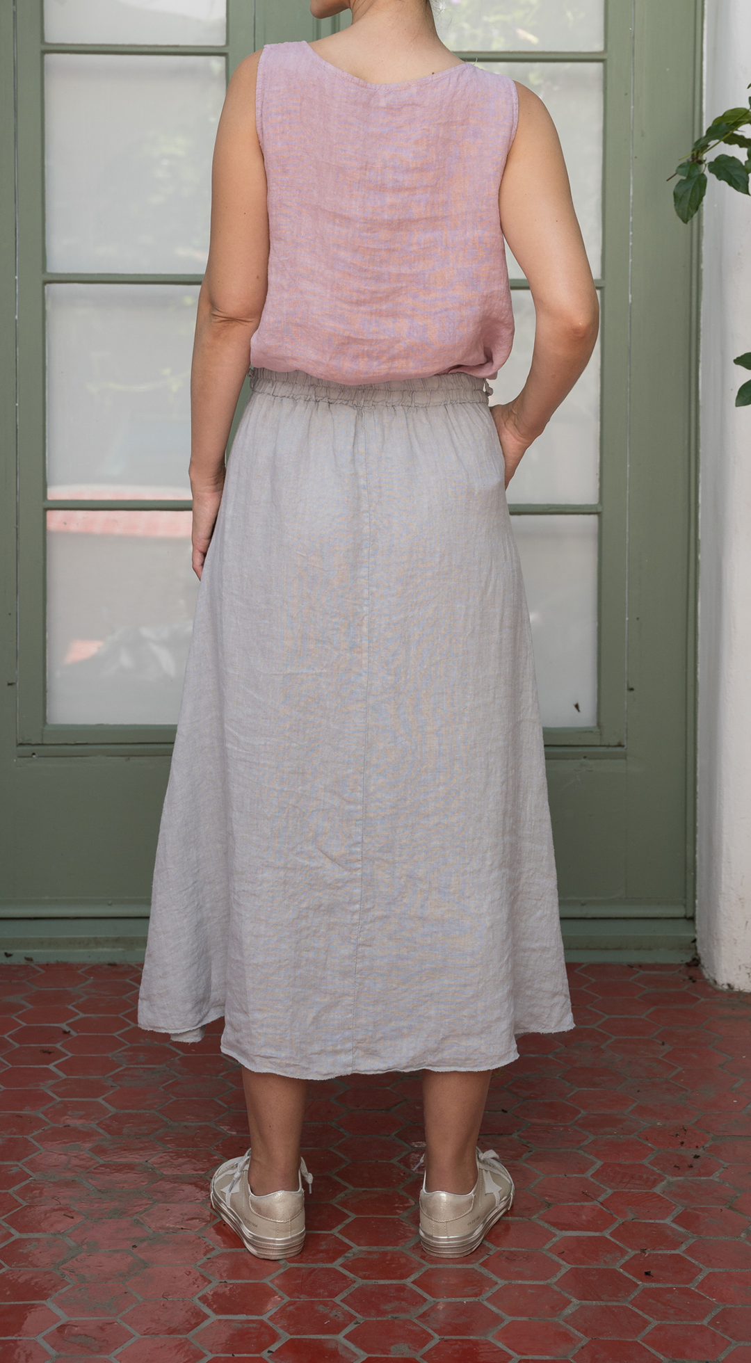 Linen Long Skirt