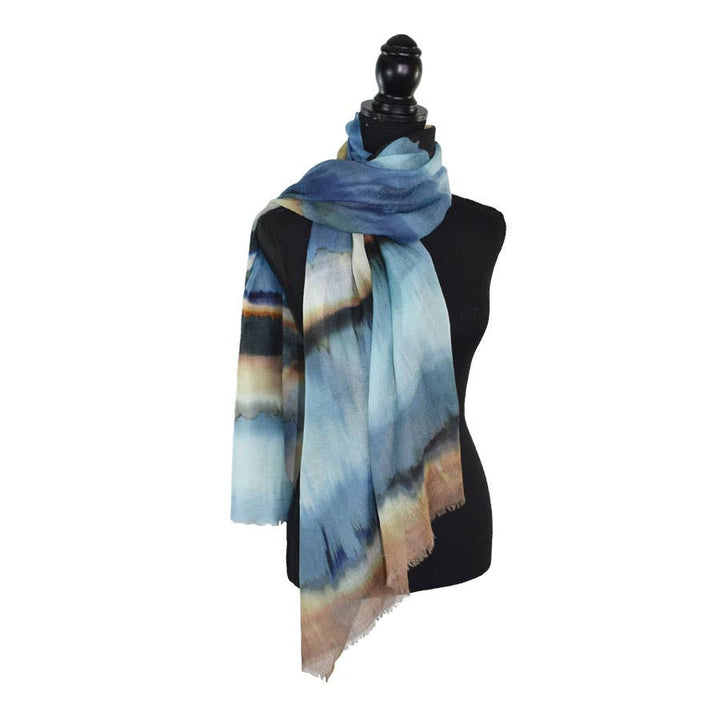 Rivondale Watercolor Stripe Scarf