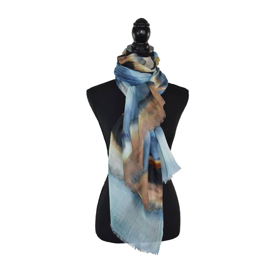 Rivondale Watercolor Stripe Scarf