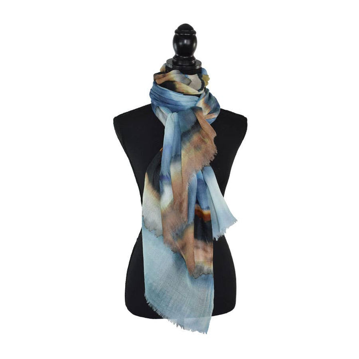 Rivondale Watercolor Stripe Scarf