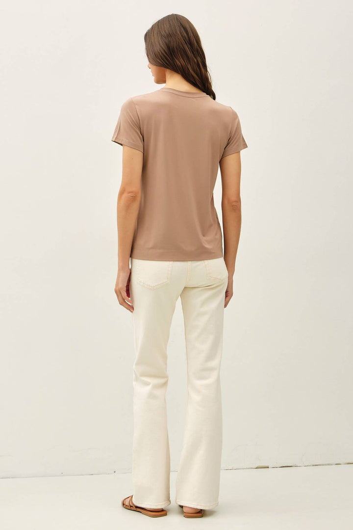 Bamboo/Modal Basic Round Neck T-Shirt