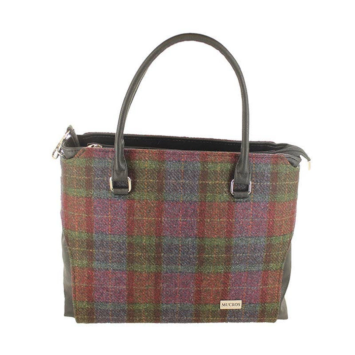Emily 79 Women's Wool & Leather Tote Bag with Strap