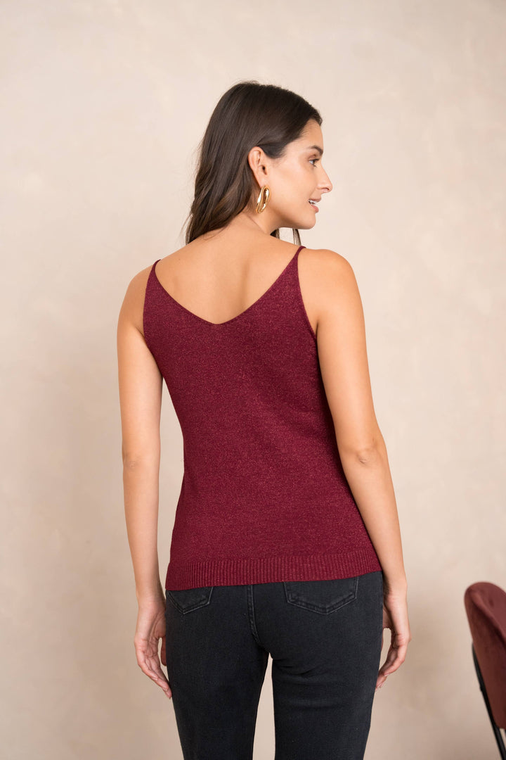 Shiny Lurex Tank Top