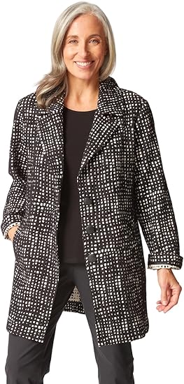 Autumn Check Paris Car Coat