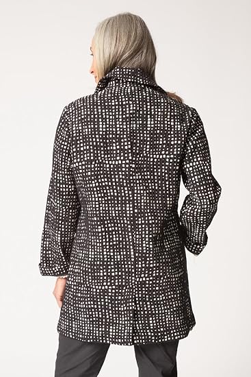 Autumn Check Paris Car Coat