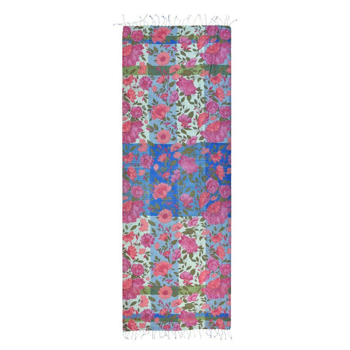 Ruby Lane Vintage Floral Scarf