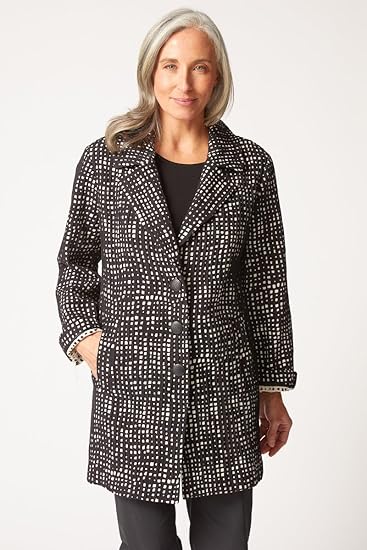 Autumn Check Paris Car Coat