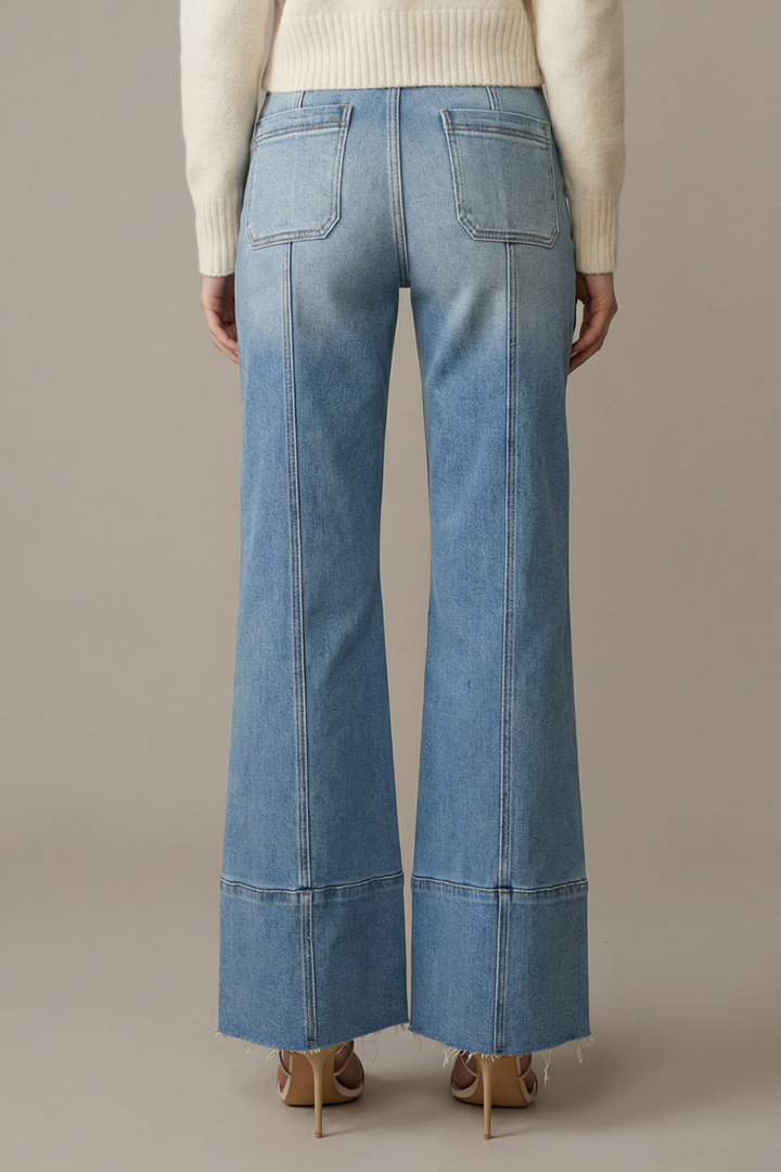 Eco Friendly Tummy Control Slim Palazzo Jean