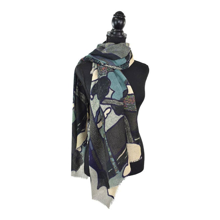 Sitka Forest Motif Scarf