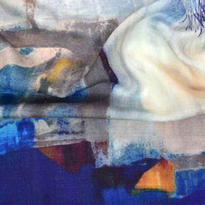 Malinda Abstract Art Scarf Shawl