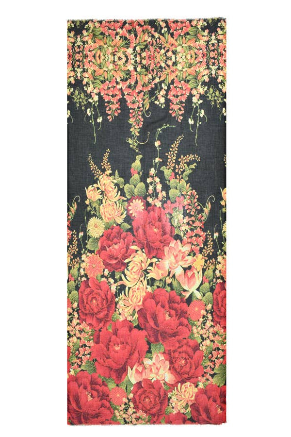 Jasmine Gorgeous Floral Cashmere Scarf