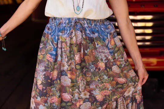 Love Language Atelier Skirt w/ Floral Print