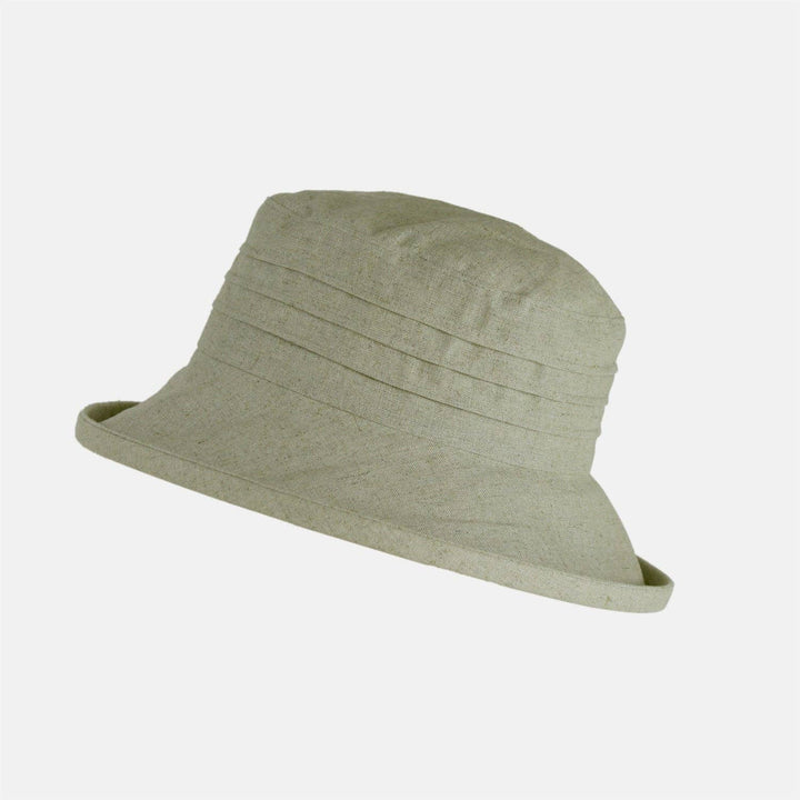 Small Brim, Packable Linen Sun Hat