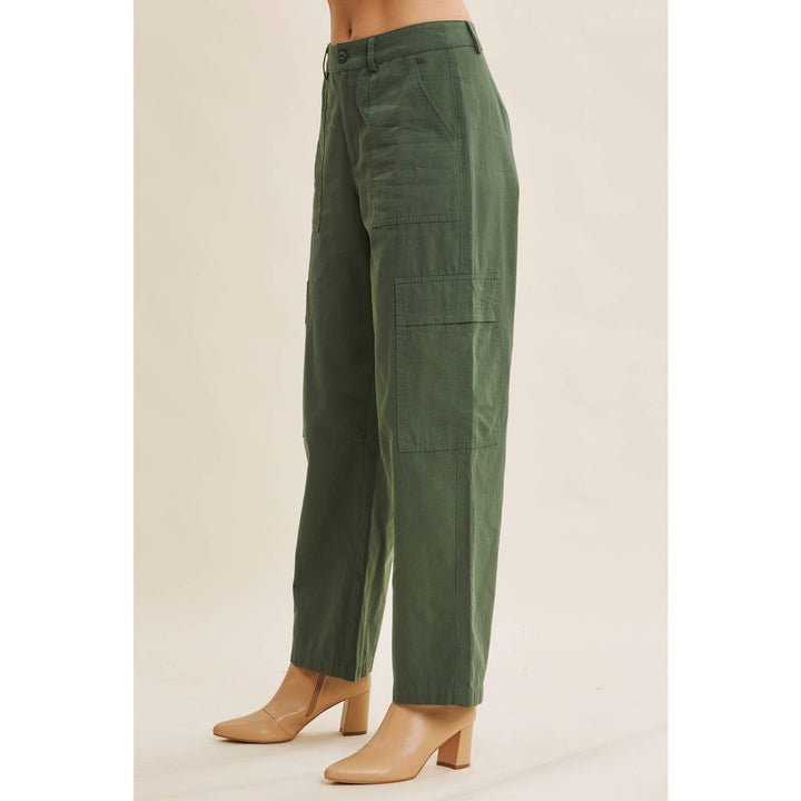 Endlessly Wearable Cotton Garment-Washed Cargo Pants