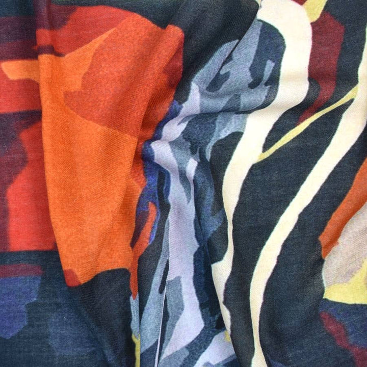 Zaganas Abstract Shapes Scarf