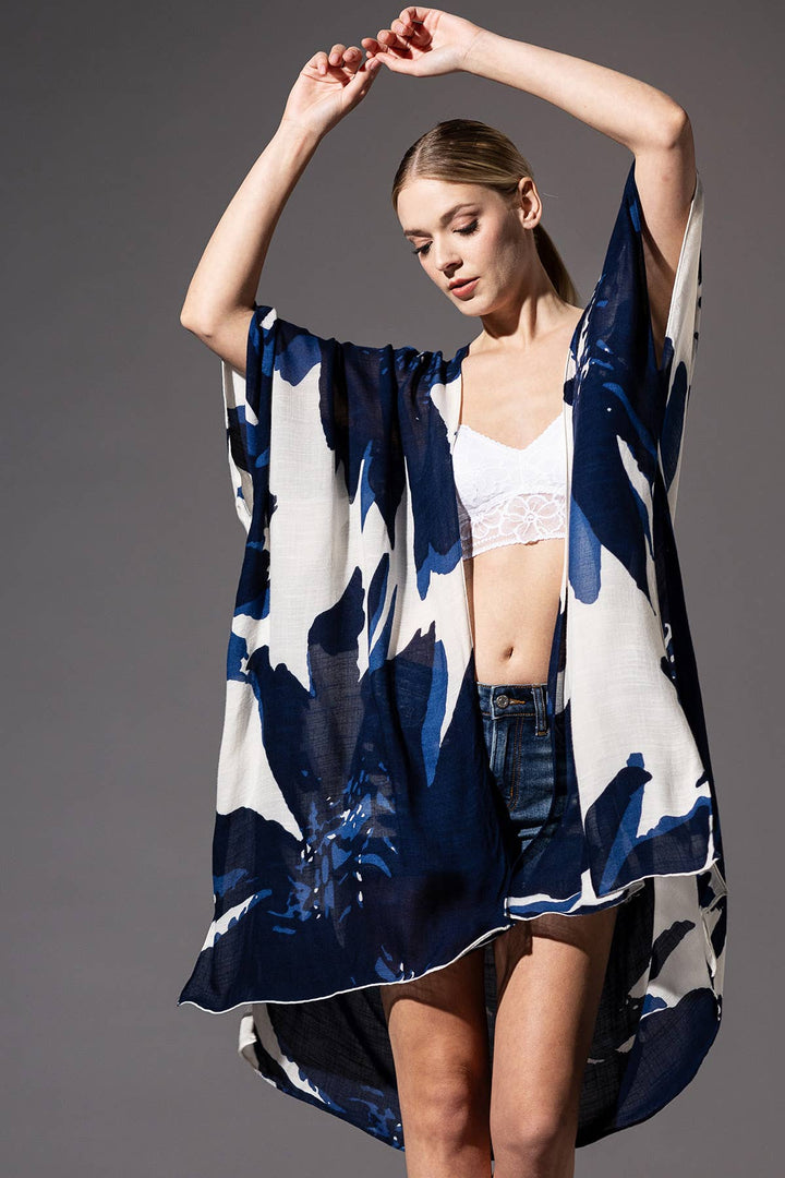 Sweeping Floral Kimono