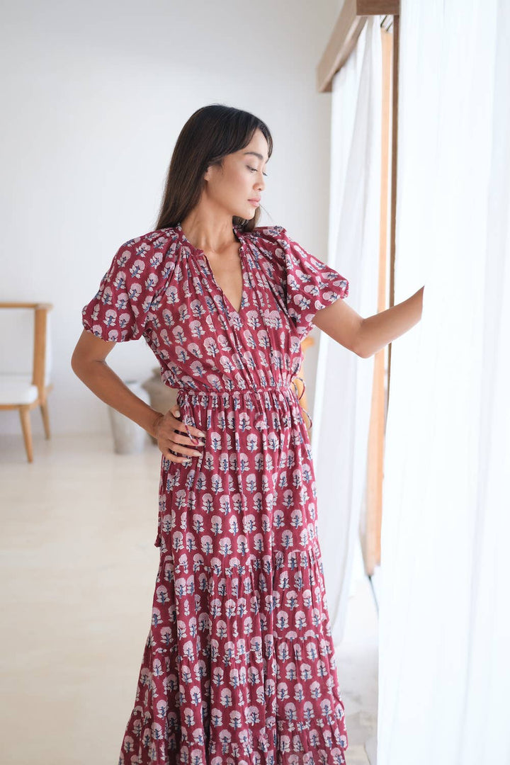 Block Printed Cotton Spring Dress