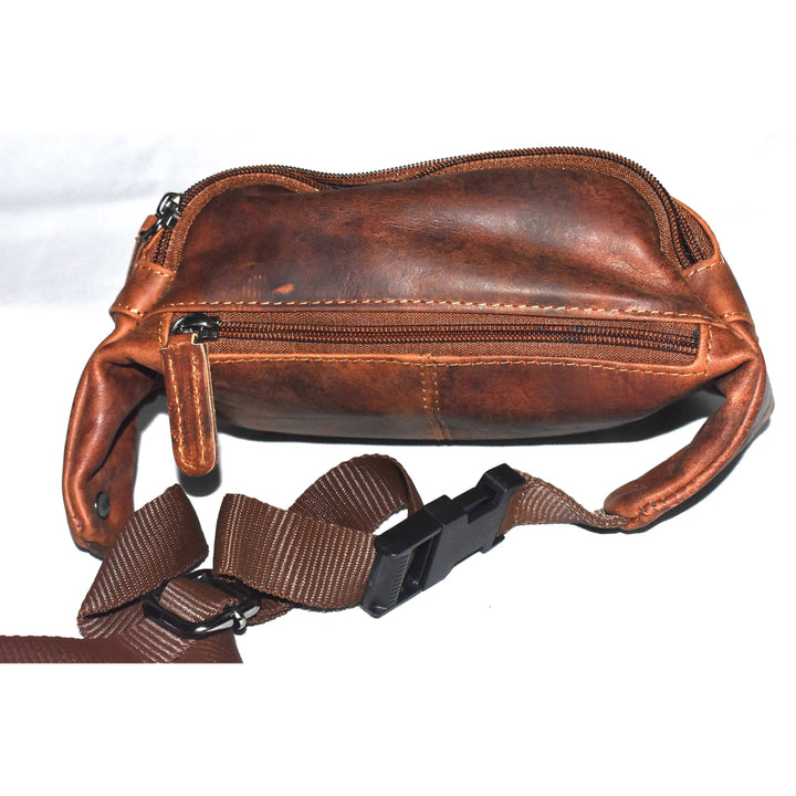 Echuca Unisex Leather Belt Bag