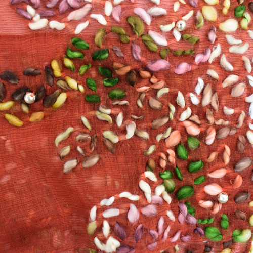 Patricio Yarn Embroidered Scarf