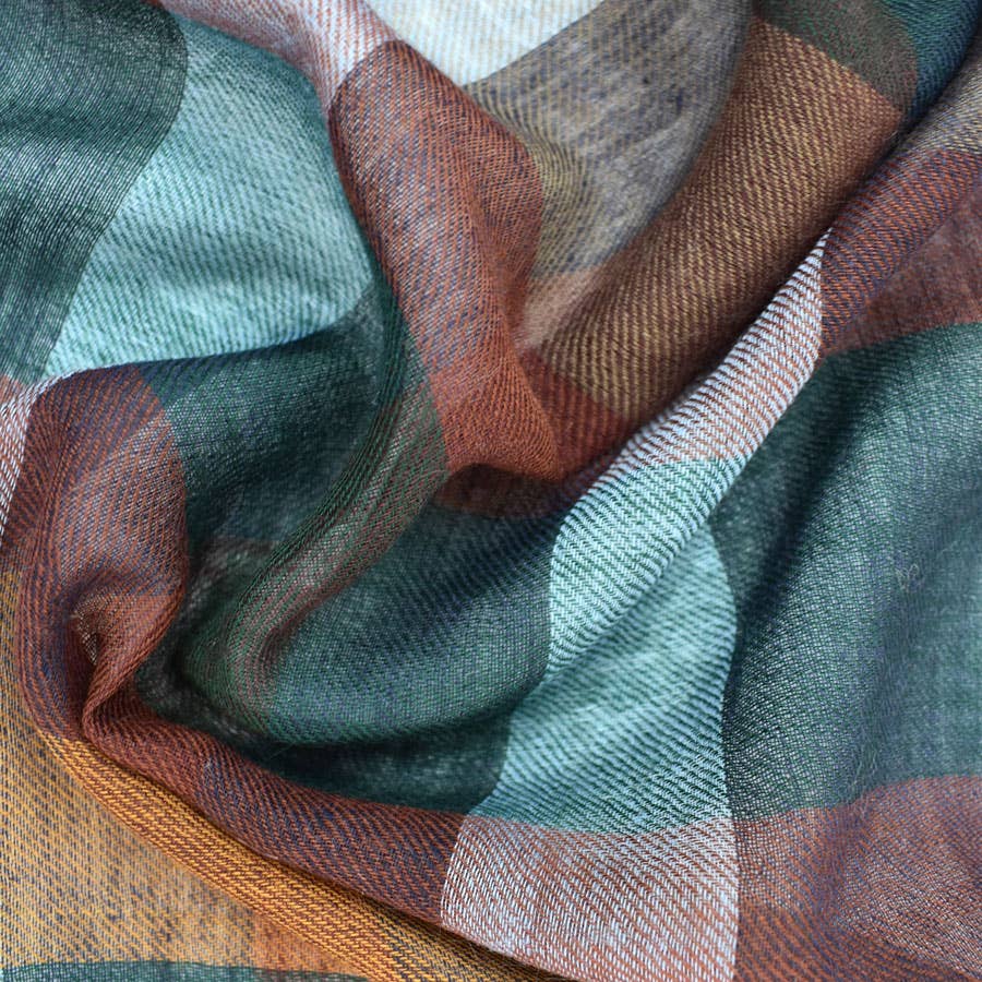 Juno Soft Plaid Scarf