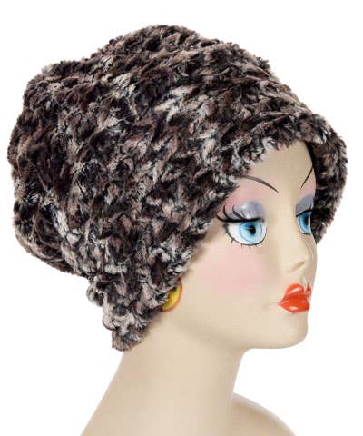 Beanie Faux Fur Reversible - Two-Tone