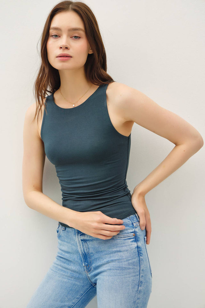 Soft Core Basic Boat Neck Tank