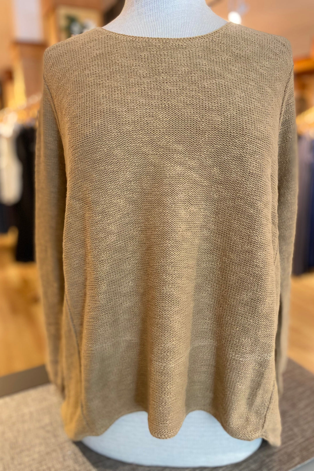 The Ultimate Cotton Sweater - Hi Low Slub Crew