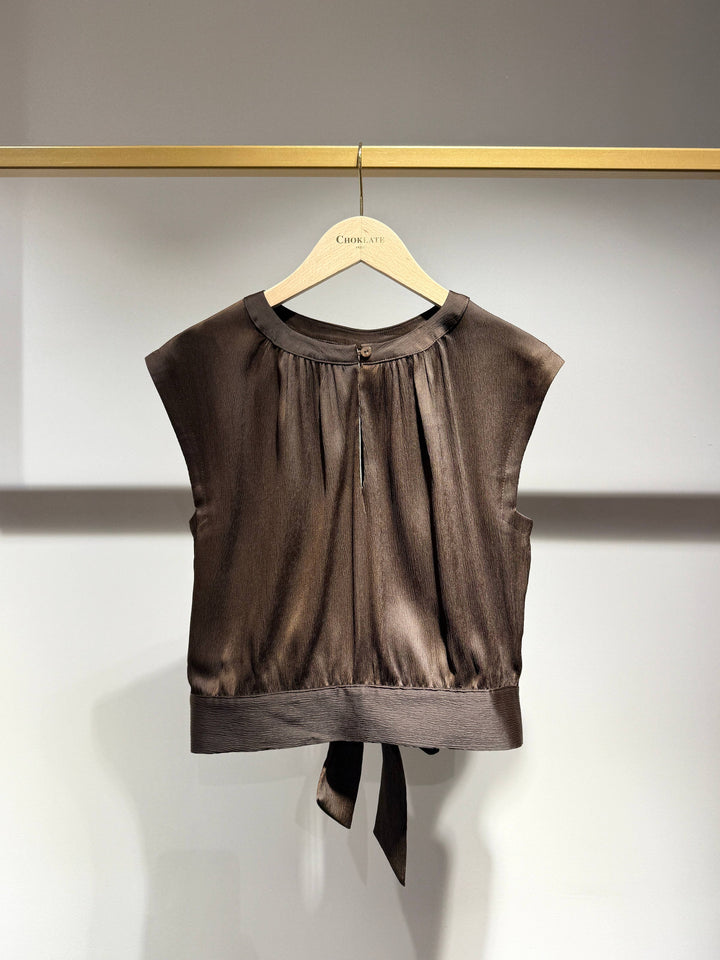 Maguie Back-tie Crop Top