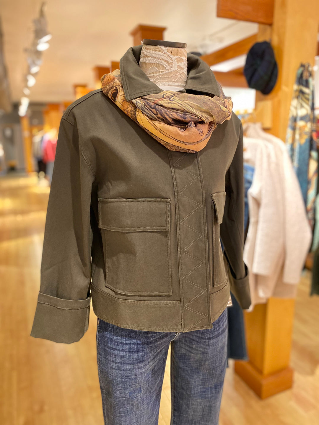 Ultra Stretch Twill Cargo Jacket