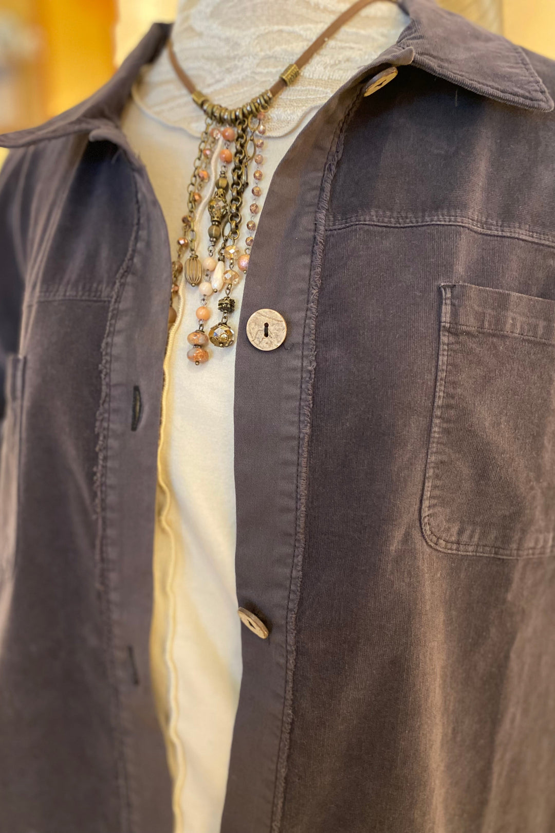 Stretch Cord Shacket