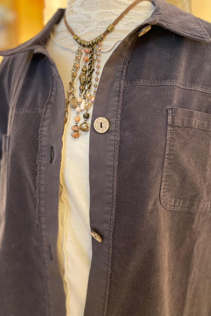 Stretch Cord Shacket