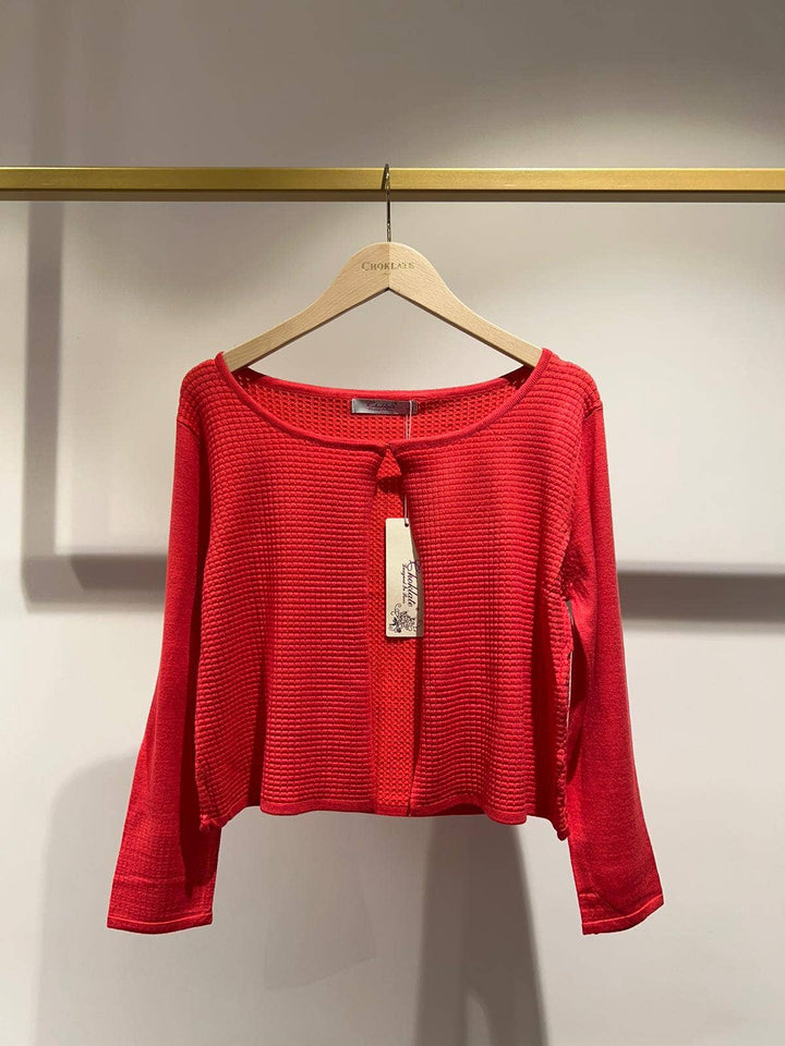 Ribbed Knit Bolero Vest