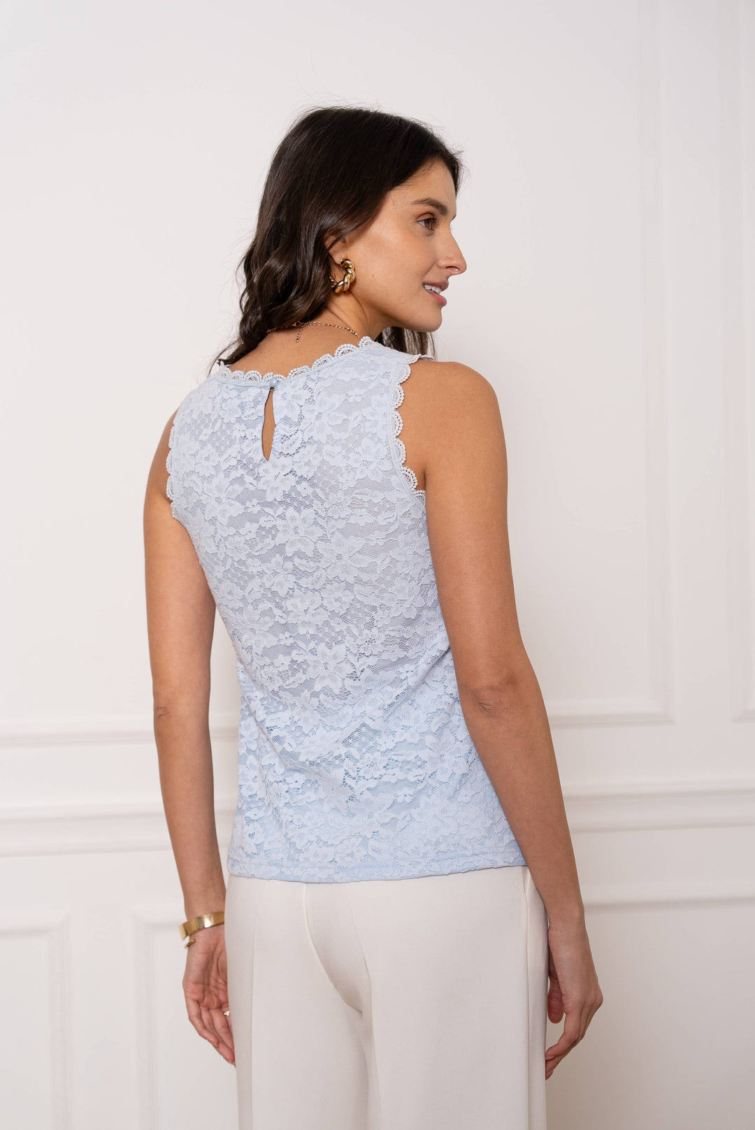 Anais Sleeveless Lace Top