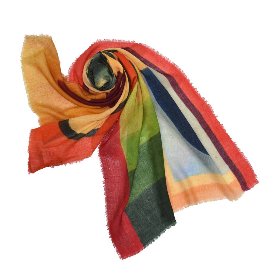 Porter Abstract Geo Scarf
