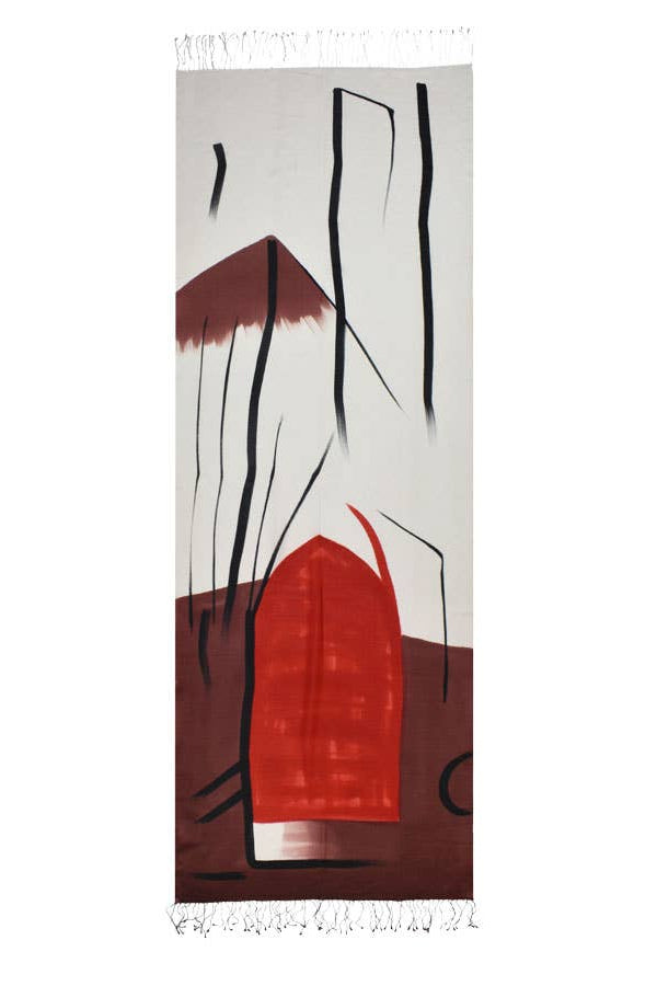 Ramona Handpainted Silk Scarf