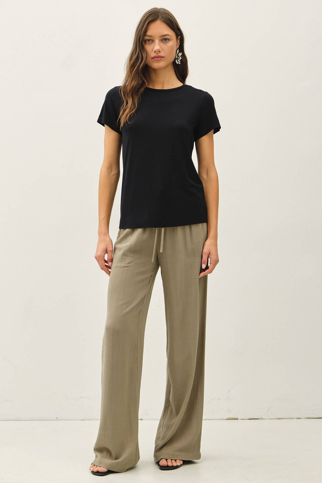 Bamboo/Modal Basic Round Neck T-Shirt