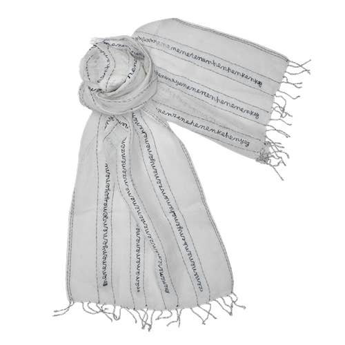Makayla Handwoven Linen Scarf