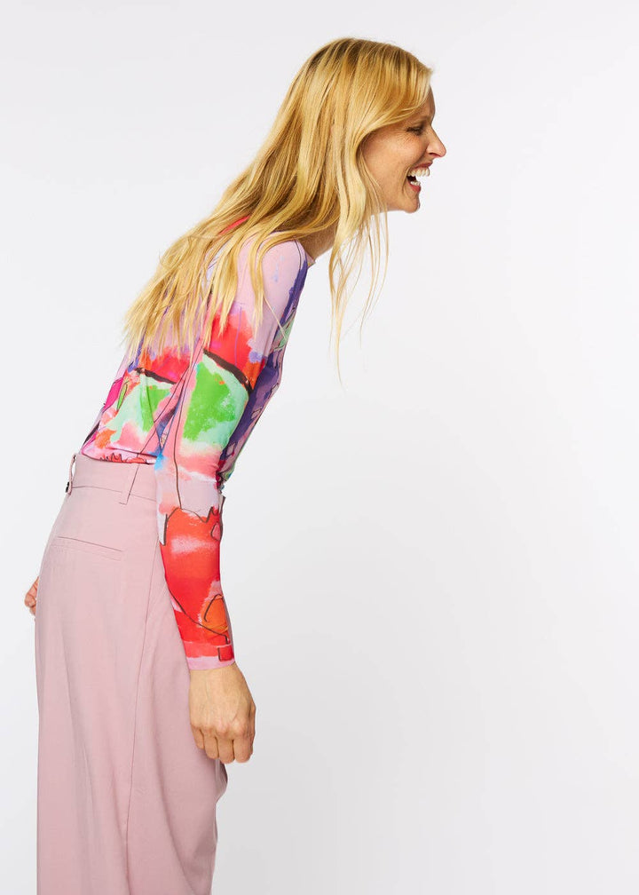 Candy Shop - Florence Double Sheer Top