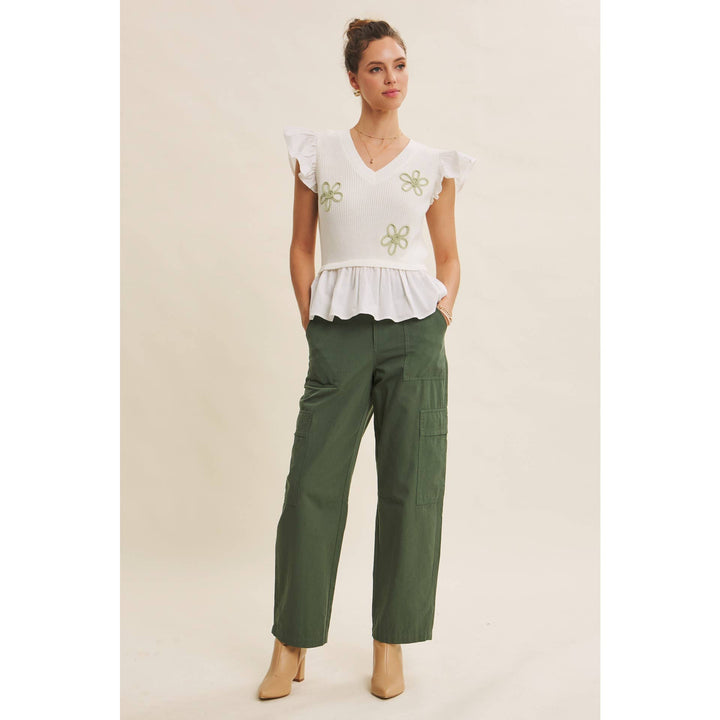 Endlessly Wearable Cotton Garment-Washed Cargo Pants