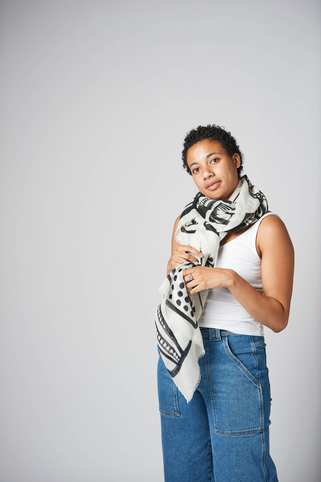 In the Garden Travel Art Scarf/Shawl