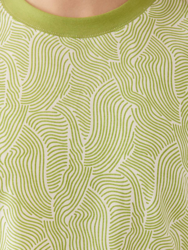 Caitlin Top Pear Waves Jersey
