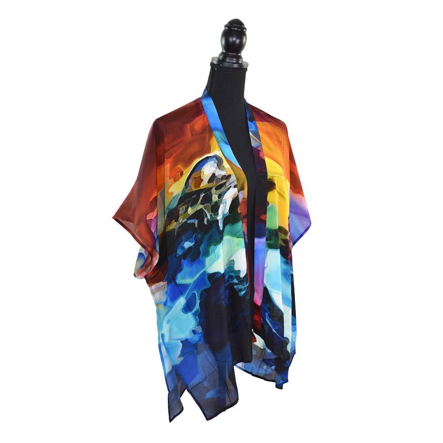 Cosmic Colorful Kimono Jacket