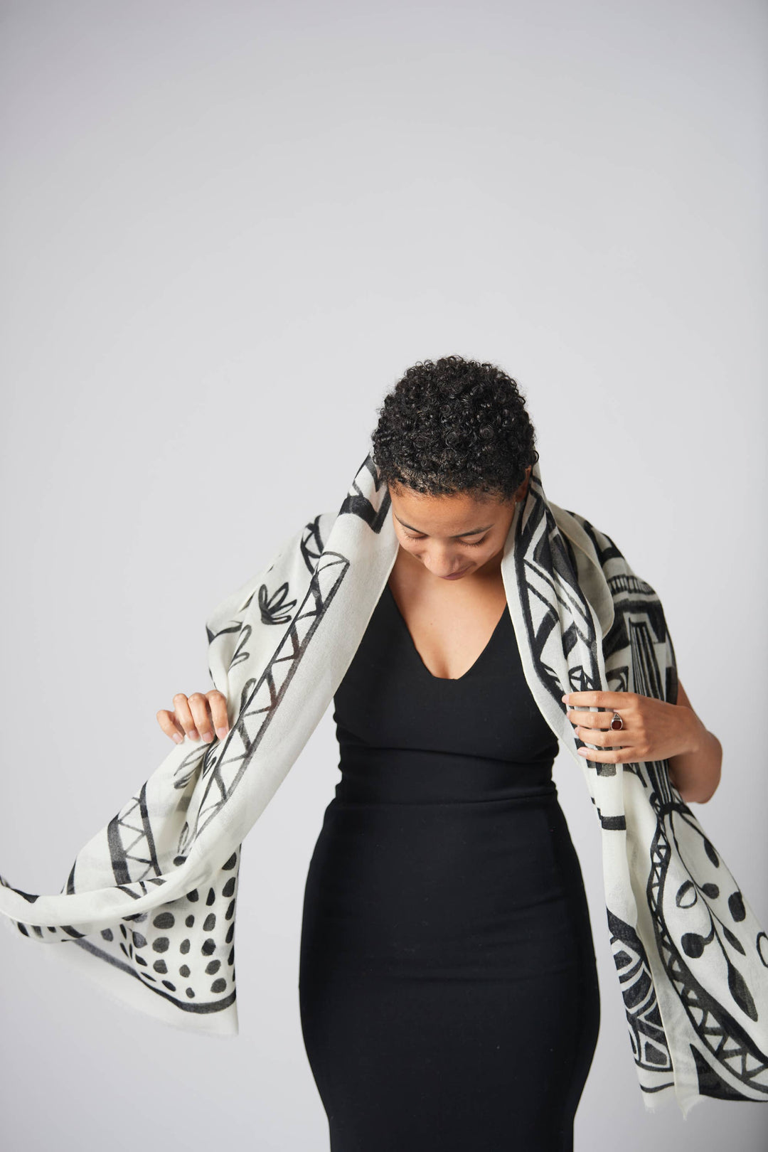 In the Garden Travel Art Scarf/Shawl